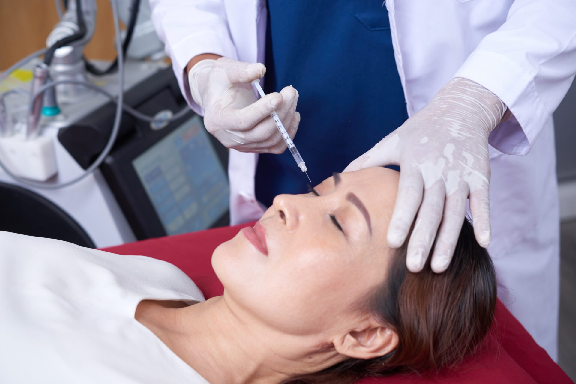 Botox being performed by board certified surgeons in Nashville TN